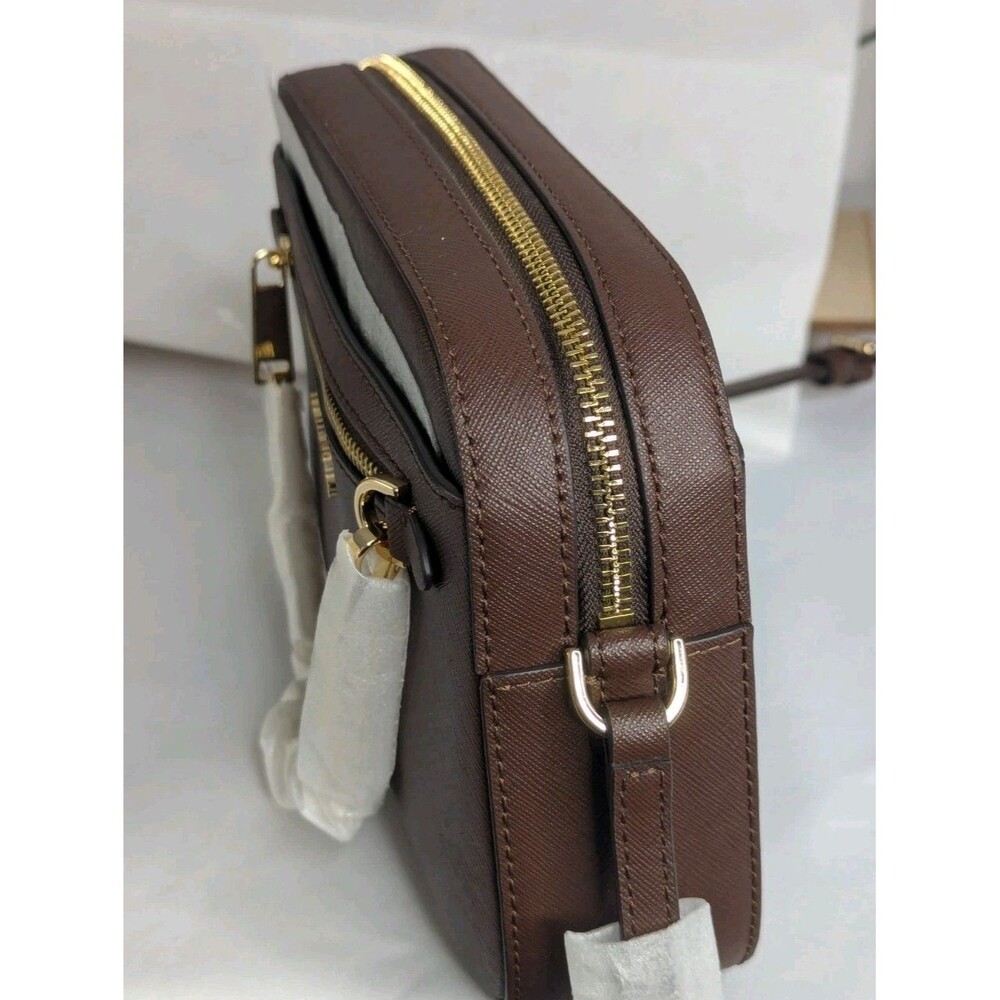 MICHAEL KORS Jet Set Leather Crossbody Bag - Mocha - Picture 2 of 7